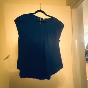 Elegant Blue Women's Top